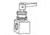 Ace Glass Laboratory Glassware and Equipment Hamilton THREE-WAY Valve 5850-17