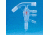 Ace Glass Laboratory Glassware and Equipment Still Body Plain Indents 14/20 9317-30