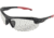 Allen Ruger Core Ballistic Shooting Glasses, Black/Red Frame/Clear Lens, 27872