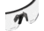 Allen Ultrx Safety Glasses Clear Lens Black Frame, 4188