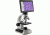 Barska 104x, 260x, 1040x 5MP Digital Microscope w/ Screen, White, 7in. Screen AY12214