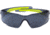 Bolle Silex Safety Glasses, Black/Yellow, Smoke Lens, SILEXPSF