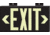 Brady Worldwide Exit Sign Fotolum Mt Brkt Grn 90888