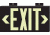 Brady Worldwide Exit Sign Photolum 2SID W/MT 38098