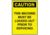 Brady Worldwide Magnetic Sign Caution This 66002