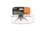 Carson Magnifying Safety Glasses Scratch-Resistant Poly Carbonate Lenses, Clear, 2.5 diopter, vm-20