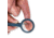 Carson MagniGrip 4x LED Lighted Magnifier w/ Precision Tweezers - Batteries Included MG-88