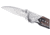 Columbia River Knife & Tool Walker, Folding Knife, 2.93" Sheepsfoot Blade, 14C28N Blade Steel, 5.94" Overall Length, Satin Finish, Silver, Brown Handle, Blade Lock, 4200