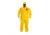 DuPont Tychem 2000 Coveralls w/Hood, Elastic Wrists and Ankles, Bound Seams, Yellow, 2XL, 12 Pack, QC127BYL2X00