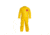 DuPont Tychem 2000 Coveralls w/Laydown Collar, Open Wrists, Ankles, Bound Seams, Yellow, Large CS12 QC120BYLLG00