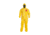 DuPont Tychem 2000 Coveralls w/Standard Hood and Attached Socks, Serged Seams, Yellow, Large CS12 QC122SYLLG00