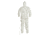 DuPont Tychem 4000 Coverall w/Standard Fit Hood and Attached Socks, White, 2X, 12 Pack, SL122BWH2X00