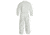 DuPont Tyvek 400 Coverall, Collar, Stormflap, Elastic Wrists/Ankles/ Waist, Serged Seams, White, Medium, Case of 25, TY125SWHMD00
