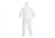 DuPont Tyvek IsoClean Hooded Coverall Clean Processed w/PVC Soles Boots, White, Large, Case of 25, IC105SWHLG0C, Unit CS