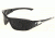 Brazeau Safety Glasses - Black Frame, Smoke Lens XB116