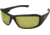 Edge Eyewear Brazeau Torque Safety Glasses - Matte Black Frame with Red E Logo / Polarized Yellow Lens, One Size, TXB232