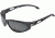Edge Eyewear Dakura Safety Glasses Black Frame Silver Mirror Lens Sw117