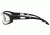Edge Eyewear Falcon Safety Glasses - Black Frame, Clear Lens SF611