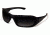Edge Eyewear Hamel Safety Glasses - Black Frame, Gradient Lens, Polarized TXHG716