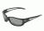 Edge Eyewear Kazbek Xl Safety Glasses Black Frame Silver Mirror Lens Sk Xl117