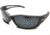 Kazbek XL - Black Frame, Polarized G-15 Silver Mirror Lens TSK-XL21-G15-7