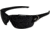 Edge Eyewear Khor G2 Safety Glasses - Black Frame / Smoke Lenses, One Size, SDK116-G2