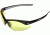 Edge Eyewear Zorge Safety Glasses Black Frame Yellow Lens Dz112