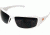 Edge Safety Brazeau Torque with Orange E Logo, Polarized Smoke Lens, White Frame, TXB246-E2