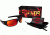 Edge Tactical Legends Series Glasses, Black Frame, Aqua Precision Black Mirror Lens, HL616-FF1