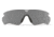 ESS Black CrossBlade Deluxe Kit, Black Frame, Standard/NARO Clear & Smoke Gray Lens, EE9032-10