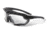 ESS Crossbow One with Gasket PPE Response Kit, Black Frame, Clear Lens, Medium/Large, EE9007-15