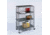 Gillis Plasteel Security Cart W/4 Shf SU3318SMO