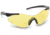 HL Bouton Sfty Glsses 6300 BLK-BLK/AMBER 63MB-003
