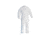 HPK Industries Alliance Coverall Serged Seam Elastic Wrist &amp; Ankle Zipper Front, White, Medium, Case of 25, 356 M