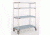 Intermetro Industries Cart Open Shelv Poly WH24X60IN X566EGX2