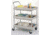 Intermetro Industries Cart Utl Deep Ldg 2 Shlf Blue BC2030-2DBU