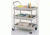 Intermetro Industries Cart Utl Deep Ledge 2SHELF Gry BC2636-2DG
