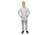 International Enviroguard 2012 Polypropylene Coverall w/Elastic Wrist and Open Ankle, White, Extra Large, Case of 25, 2012XL