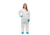 International Enviroguard GammaGuard CE Sterile Coverall, Tunnelized Elastic Wrist &amp; Ankle, White, L, Case of 25, CE11013CIS-L