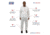 International Enviroguard SmallS 2222 Coveralls w/Elastic Wrists and Ankle, White, Case of 25, 2223XXXXXL