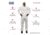 International Enviroguard SmallS 2225 Coverall w/Attached Hood, Elastic Wrist and Ankle, White, Large, 25EA 2225L