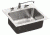 Just Manufacturing Single Bowl Sink Ada (DCR) SLADA1921AGR