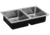 Just Manufacturing Sink Double Bowl Ss W/O Faucet D-1937-A-GR