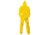 Kimberly Clark KleenGuard A70 Coveralls w/Ankles, Hood and Boot, Yellow, Extra Large, Case of 12, 00684