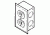 Labconco Electrical Receptacle Kits for Protector Laboratory Hoods, Labconco 9854200 Duplex Receptacle