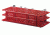 Labnet Red 25mm Test Tube Rack Pk/5 K567-10