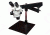 LW Scientific Z4 Binocular Stereo Zoom Microscope on Articulating Arm with Table Base, CREAM Z4M-BZM7-BMAT