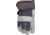 MCR Safety A Shoulder Leather Palm Work Gloves, 2.5in Plasticized Safety Cuff, Right Hand, Gray, Large, 1400RH