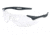 MCR Safety A1 Series Safety Glasses, Anti-Fog Lens, Extremely Flexible Temples, Non-Slip Temples and Soft TPR Nose Piece, Clear Lens/Black Frame, One Size, IA110AF