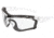 MCR Safety Checklite CL5 Series Safety Glasses, MAX6 Anti-Fog Lens, Removable Closed Cell Foam Gasket, Earplug Retaining Technology, Temples Hold Earplug Cord in Place, Clear, One Size, CL510PF